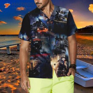 train locomotive hawaiian shirt 3