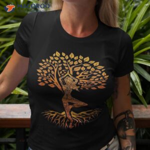 Tree Of Life With Woman Yoga Shirt Chakra Haka