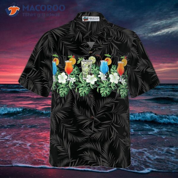 Tropical Aloha Bartender Shirt For ‘s Hawaiian