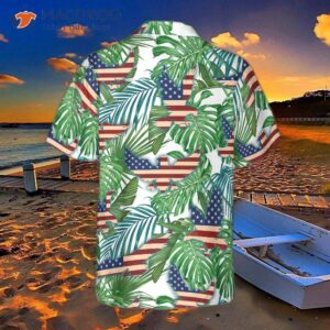 tropical american eagle s hawaiian shirt 1