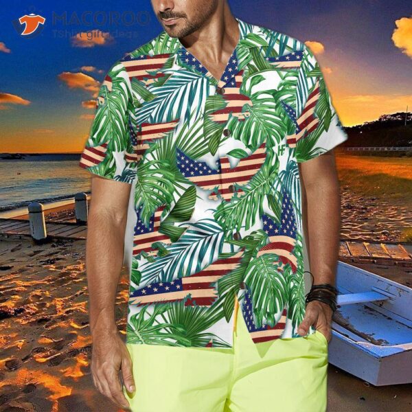 Tropical American Eagle ‘s Hawaiian Shirt