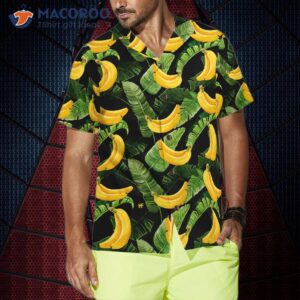 tropical banana leaves and a hawaiian shirt with pattern 3