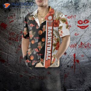 tropical basketball hawaiian shirt button up shirt for and the best gift lovers 4