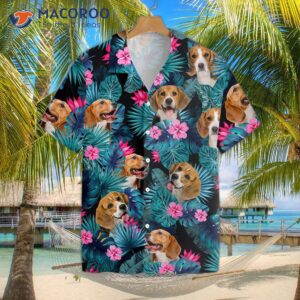 Tropical Beagle Hawaiian Shirt
