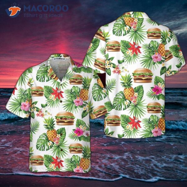 Tropical Burger Aloha Hawaiian Shirt