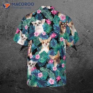 tropical chihuahua dog hawaiian shirt 1