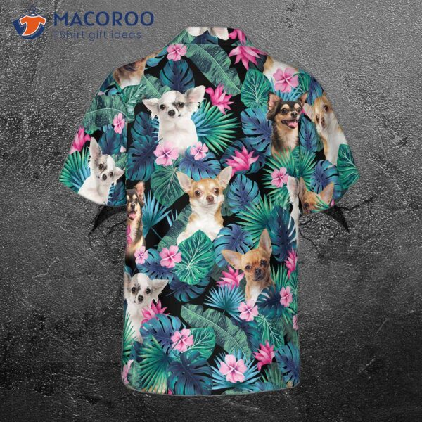 Tropical Chihuahua Dog Hawaiian Shirt