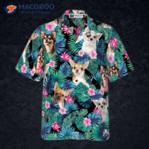 tropical chihuahua dog hawaiian shirt 2