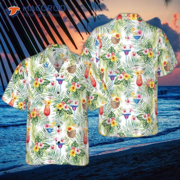 Tropical Cocktail Shirt For ‘s Hawaiian