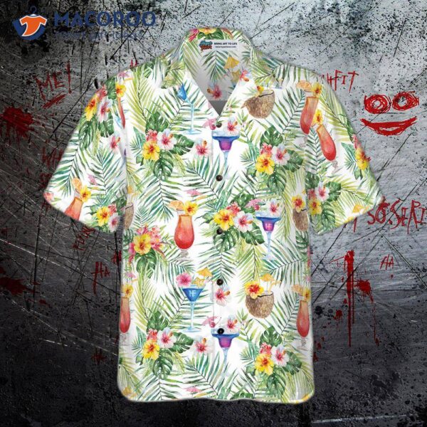 Tropical Cocktail Shirt For ‘s Hawaiian