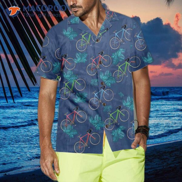 “tropical Cycling Hawaiian Shirt: Unique Shirt For And , A Great Gift Idea”