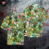 Tropical Dinosaur Hawaiian Shirt