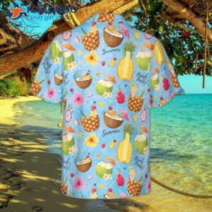Tropical Drinks For A Summer Bartender’s Hawaiian Shirt.