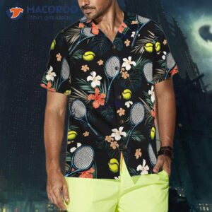 tropical floral hawaiian tennis shirt 3