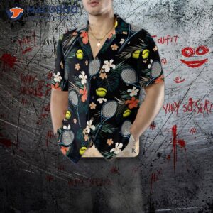 tropical floral hawaiian tennis shirt 4