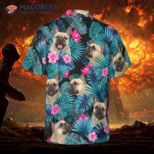 tropical french bulldog hawaiian shirt 1