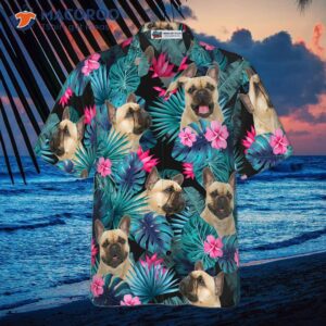 tropical french bulldog hawaiian shirt 2