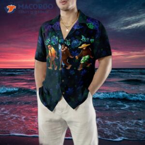 tropical funny beach bigfoot hawaiian shirts for blue sasquatch 4