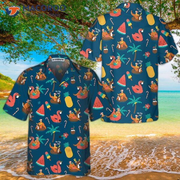 Tropical Hot Christmas Hawaiian Shirt, Funny Gift For