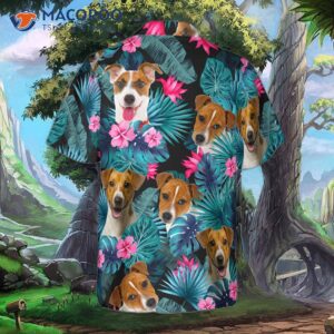Tropical Jack Russell Terrier Hawaiian Shirt