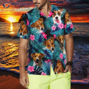 tropical jack russell terrier hawaiian shirt 3