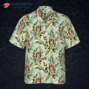 tropical jungle tiger shirt for hawaiian 2