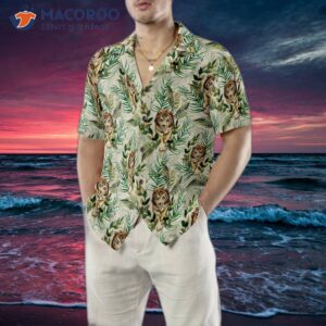 tropical jungle tiger shirt for hawaiian 4