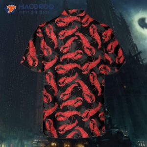 tropical lobster hawaiian shirt red shirt for and gift lovers 1