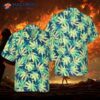 Tropical Marijuana Leaf Shirt For Hawaiian