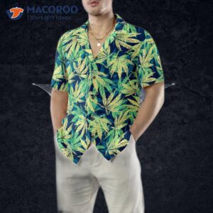 tropical marijuana leaf shirt for hawaiian 4