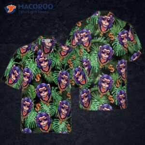Tropical Millionaire Monkey Hawaiian Shirt