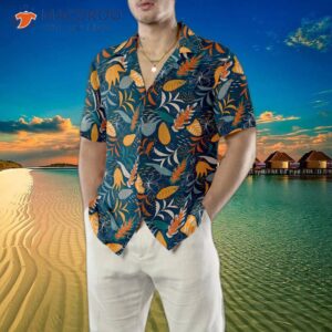 tropical modern floral hawaiian shirt 4