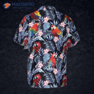 tropical parrot hawaiian shirt 1