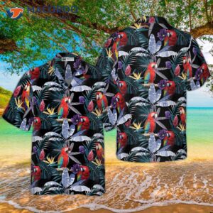 tropical parrot v1 hawaiian shirt 0