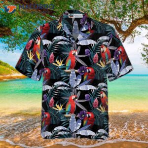 tropical parrot v1 hawaiian shirt 2