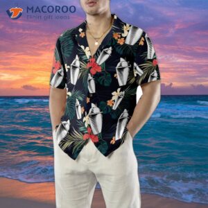 tropical patterned bartender shirts for s hawaiian 4