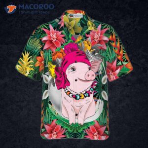 tropical pig hawaiian shirt 2
