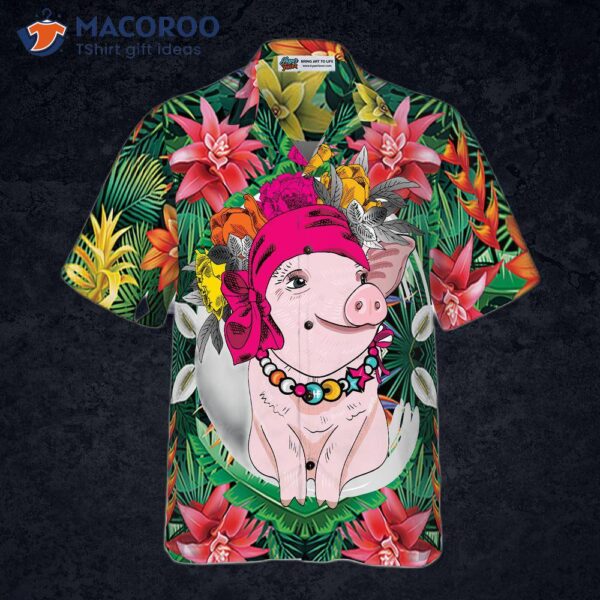 Tropical Pig Hawaiian Shirt