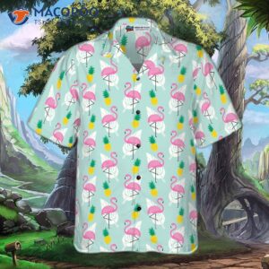 tropical pineapple flamingo shirt for s hawaiian 2