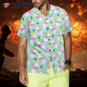 tropical pineapple flamingo shirt for s hawaiian 3