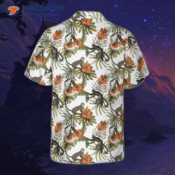 Tropical Red Hibiscus Flower ‘s Hawaiian Shirt