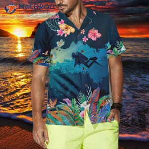 tropical scuba diving hawaiian shirt shirt for cool gift lover 3