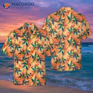 tropical seamless pattern four hawaiian shirt 0