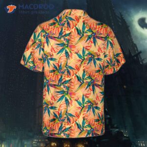 tropical seamless pattern four hawaiian shirt 1