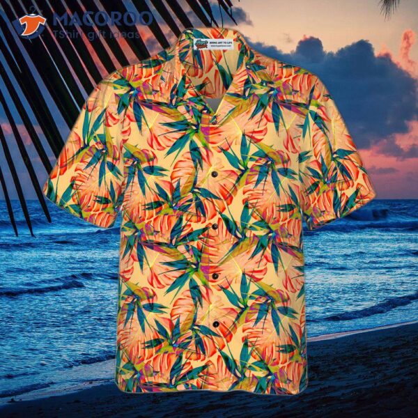 Tropical Seamless Pattern Four Hawaiian Shirt