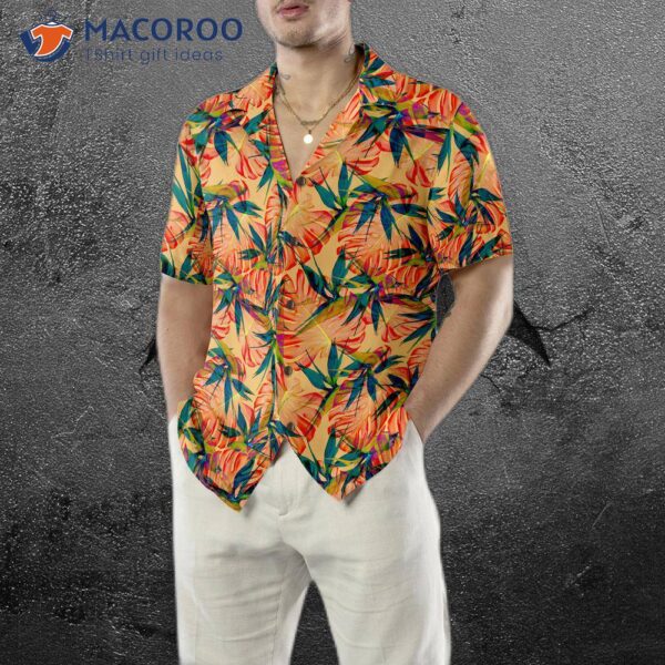 Tropical Seamless Pattern Four Hawaiian Shirt