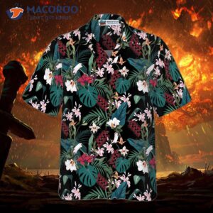 tropical seamless pattern one hawaiian shirt 2