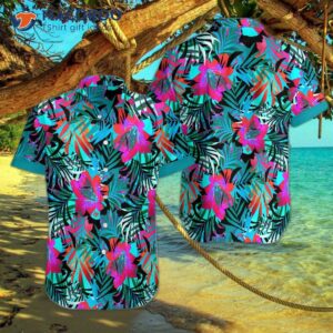 tropical seamless pattern six hawaiian shirt 0