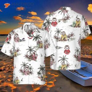 Tropical Sloth Shirt For ‘s Hawaiian