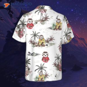 tropical sloth shirt for s hawaiian 1